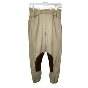 VINTAGE TAILORED SPORTSMAN WOMEN'S RIDING BREECHES SZ 30 SIDE ZIP 2 WAY STRETCH